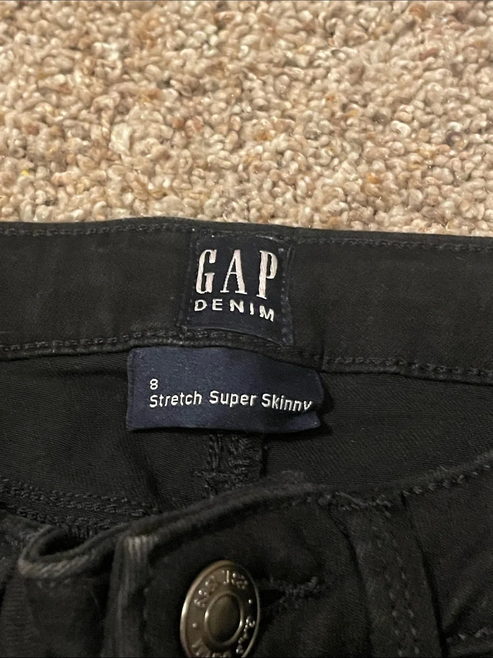 GAP Black Girls Skinny Jeans Size 8